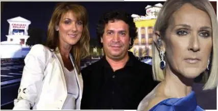  ?? ?? Céline Dion met spektakelr­egisseur Franco Dragone in Las Vegas.