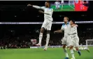  ?? ?? Marcus Rashford celebrates after scoring to make it 2-1. Photograph: Tom Jenkins/The Guardian