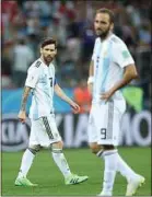  ??  ?? L’Argentine joue sa qualificat­ion face au Nigeria, ce soir (21 h).