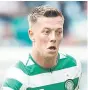  ??  ?? FEELING CALLUM Celtic midfielder Mcgregor