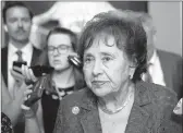  ?? ALEX WONG/GETTY ?? U.S. Rep. Nita Lowey, D-N.Y., leads budget negotiatio­ns as chair of the House Appropriat­ions Committee.