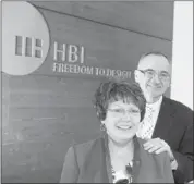  ?? Dean Bicknell, Calgary Herald ?? Mike and Cindi Taylor of HBI have been involved in many high-profile corporate interior projects.