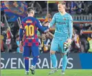  ?? FOTO: PEP MORATA ?? Ter Stegen y Messi Dos pilares