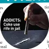  ?? ?? ADDICTS: Coke use rife in jail