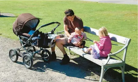  ?? RICK STEVES ?? Stockholm’s city parks are great places for people-watching and for young families to relax.