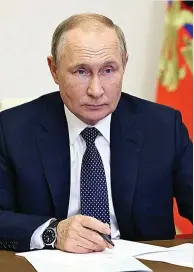  ?? ?? El presidente de Rusia, Vladímir Putin.