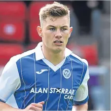  ??  ?? Callum Hendry in action for St Johnstone.