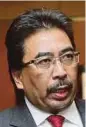  ??  ?? Datuk Seri Johari Abdul Ghani