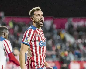  ?? FOTO: PERE PUNTÍ ?? Stuani volverá a ser la referencia ofensiva del Girona