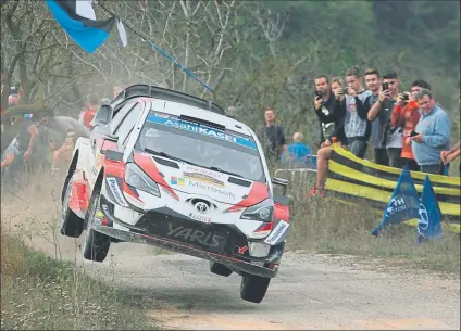  ?? FOTO: EFE ?? Ött Tanak lideró con solvencia la primera jornada, marcando el scratch en el primer tramo del día y siendo muy constante en su ritmo