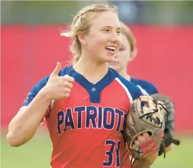  ?? STEPHEN M. DOWELL/ORLANDO SENTINEL ?? Lake Brantley’s Hannah Marien is the All-Area Softball Athlete of the Year.