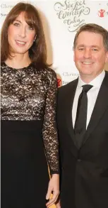  ??  ?? Charity boss: Justin Forsyth with Samantha Cameron in 2013