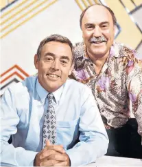  ??  ?? Saturday staple: Millions tuned in to watch Ian St John and Jimmy Greaves take a lightheart­ed look at the national game