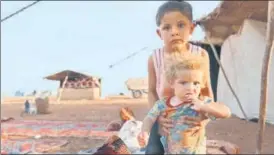  ?? AFP FILE ?? Syrian children at a camp for displaced civilians in Idlib.