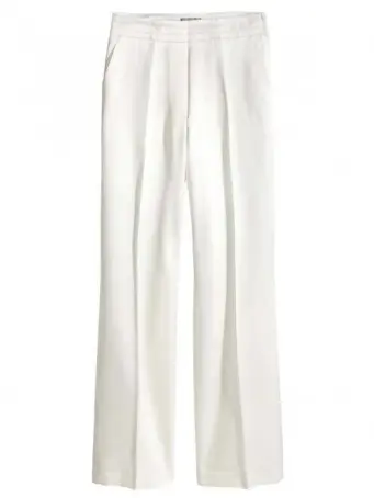  ??  ?? Satin Suit Trousers, £34.99, hm.com