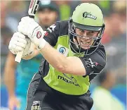  ??  ?? ■ Eoin Morgan in Big Bash action.