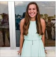  ?? POWESHIEK COUNTY SHERIFF’S OFFICE ?? University of Iowa student Mollie Tibbetts, 20, has been missing since going for a jog in Brooklyn, Iowa, in mid-July.