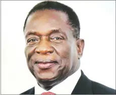  ??  ?? President Mnangagwa