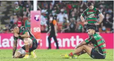  ?? ?? Souths’ Dane Gagai and Alex Johnston. Picture: Adam Head