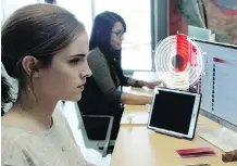  ?? ELEVATION PICTURES ?? Emma Watson stars in the thriller The Circle.