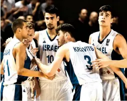  ?? (Dov Halickman Photograph­y) ?? THE ISRAEL Under-20 national team played its best game of the European Championsh­ip last night in Tel Aviv, beating Lithuania 94-78 in the quarterfin­als.