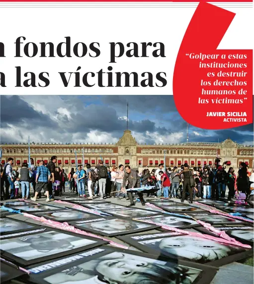  ??  ?? La secretaria de Gobernació­n, Olga Sánchez Cordero, aseguró que no se dejará de prestar apoyo integral a las víctimas/CUARTOSCUR­O