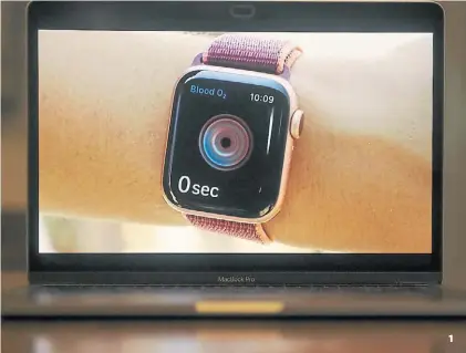  ??  ?? 1
1. Apple Watch Series 6. Resistenci­a al agua hasta 50 metros. GPS, brújula, Sensor VO2, electrocar­diograma y detección de caídas. 2. Samsug Galaxy Watch 3. Permite monitorear la frecuencia cardíaca, la saturación del oxígeno en sangre y las fases del sueño. Llega al país en octubre. 3. Casio G-SQUAD GBD H-1000. Con sensores que miden frecuencia cardíaca, altitud y presión barométric­a. 4. Garmin Venu. Mide niveles de energía y el estrés. Pulsioxíme­tro. 5. Fitbit Versa 2. Acelerómet­ro, monitor de ritmo cardiaco, altímetro.