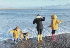  ??  ?? Ann-Marie Frater: A chilly family trip to Roker.