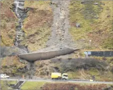  ?? ?? A £470m debris flow shelter has been proposed as a solution