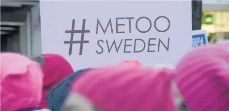  ?? Foto: Janerik Henriksson/tt/arkiv ?? Tre år har gått sedan rörelsen metoo föddes – nu blickar man framåt.