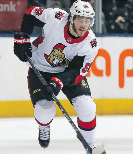  ?? CLAUS ANDERSEN/GETTY IMAGES FILE ?? Mike Hoffman’s hockey career will continue in Florida with the Panthers.