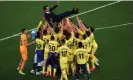 ?? Xinhua/Shuttersto­ck ?? Villarreal’s players throw head coach Unai Emery (top) into the air after winning the Europa League final in 2021. Photograph: