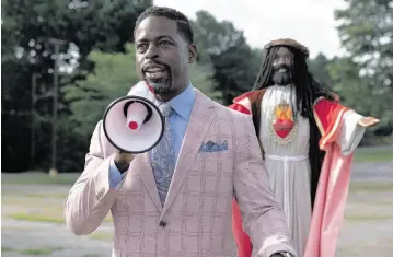  ?? STEVE SWISHER Pinky Promise LLC/TNS ?? Sterling K. Brown stars as Lee-Curtis Childs in ‘Honk for Jesus. Save Your Soul.’