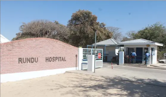  ?? Photo: John Muyamba ?? Full… The Rundu Intermedia­te Hospital is overwhelme­d with Covid-19 admissions.