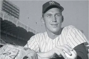  ?? AP ?? Mel Stottlemyr­e (shown in 1967) is the last pitcher to hit an inside-the-park grand slam.