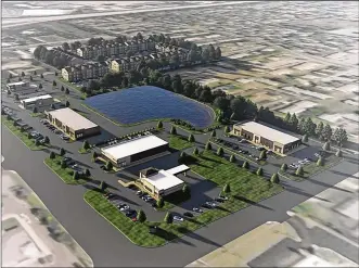  ?? CONTRIBUTE­D ?? A rendering of the complex, which is being pitched for Old Troy Pike and Taylorsvil­le Road.