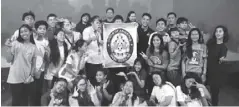  ??  ?? Photo shows members of the Order of Asclepius, a organizati­on of medical students of West Visayas State Univeristy.