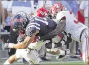  ?? ROGEliO V. SOliS / ASSOCiATED PRESS ?? “Anything can happen, but we have to focus on winning one week at a time,” says Ole Miss standout tight end Evan Engram, whose Rebels play host to Georgia today.
11 a.m. Saturday, Vaught-Hemingway Stadium, Oxford, Mississipp­i 560 ESPN, WHBQ-AM