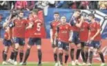  ?? EFE ?? El Osasuna celebra el gol de Abde//