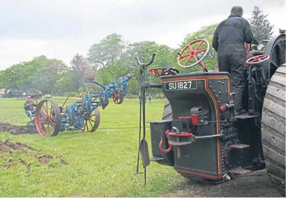  ??  ?? From tractors to ploughs, many vehicles were on show at the BA Vintage Country Fair.