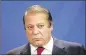  ?? SEAN GALLUP / GETTY IMAGES ?? Pakistan Prime Minister Nawaz Sharif resigned after the Supreme Court disqualifi­ed him.