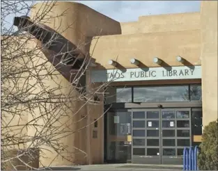  ?? File photo ?? Taos Public Library opened in its current space in 1996.