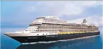  ?? HOLLAND AMERICA LINE ?? Holland America’s 2,650-passenger Nieuw Statendam makes her debut in December with a transatlan­tic crossing.