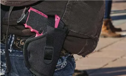  ?? Photograph: Sue Ogrocki/AP ?? Gun advocates attend a pro-gun rally on 1 November 2019 in Oklahoma City.