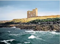  ??  ?? Prior Castell’s Tower, the most imposing building on the Farne Islands, was built in the 15th century to deter and defend. The National Trust bought the tower in 1925