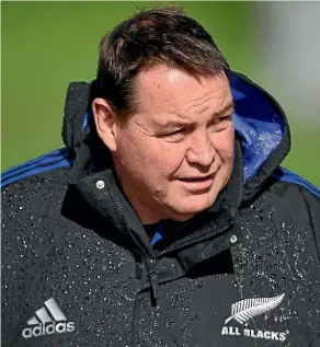  ??  ?? All Blacks coach Steve Hansen will use the end of season tour to develop more players, with an eye to the 2019 World Cup.
