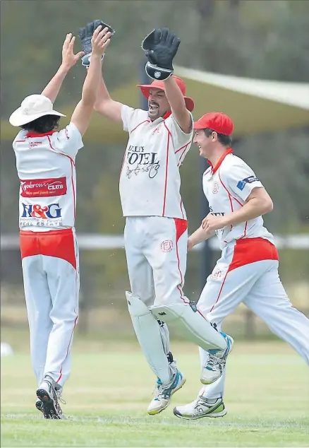  ??  ?? Kyabram Fire Brigade will go for the three-peat in this season’s Goulburn Murray Cricket A grade competitio­n. Picture: Cath Grey.