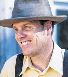  ?? GEORGE CANYON/CONTRIBUTE­D PHOTO ?? Pictou County folk singer Dave Gunning has a new album out called Up Against the Sky.