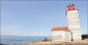  ?? CAPE BRETON POST PHOTO ?? This file photo shows the Black Rock Point lighthouse, located off Old Route 5 in Great Bras d’Or, Victoria County.