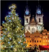 ??  ?? Clockwise from top left: Twinkly lights in Prague; beautiful handmade gifts; Cologne and its famous cathedral; sweet Christmas traditions; Lueftner Cruises’ MS Amadeus Princess in Regensburg on the Danube